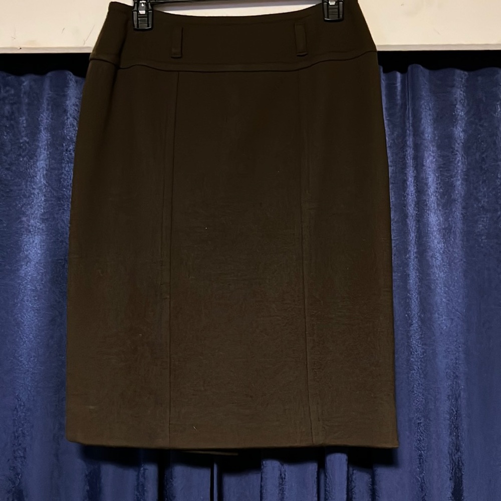 Carlisle woo” charcoal brown skirt